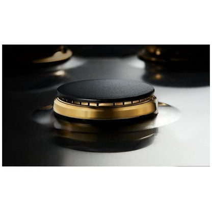 JennAir Euro Style JGC3536GS Ga Cooktop, 36 inch Exterior Width, 5 Burners, 20,000 BTU Highest Burner, Stainless Steel colour