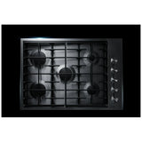 JennAir Euro Style JGC7530BS Ga Cooktop, 30 inch exterior width, 5 burners, 18,000 BTU highest burner, stainless steel colour