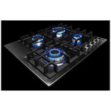 JennAir JGCK424PS Gas Cooktop, 24 inch Exterior Width, 4 Burners, 18,000 BTU Highest Burner, Stainless Steel colour