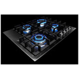 JennAir JGCK424PS Gas Cooktop, 24 inch Exterior Width, 4 Burners, 18,000 BTU Highest Burner, Stainless Steel colour