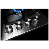 JennAir JGCK424PS Gas Cooktop, 24 inch Exterior Width, 4 Burners, 18,000 BTU Highest Burner, Stainless Steel colour