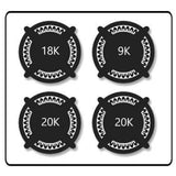 JennAir Rise JGCP430HL Ga Cooktop, 30 inch Exterior Width, 4 Burners, 20,000 BTU Highest Burner, Stainless Steel colour