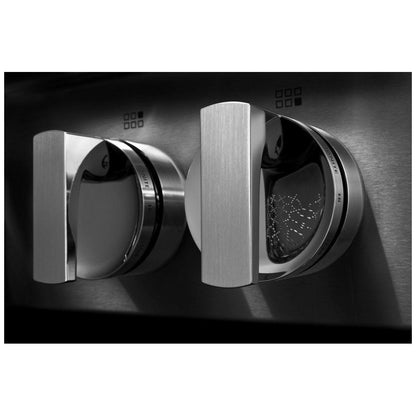 JennAir Noir JGCP430HM Ga Cooktop, 30 inch Exterior Width, 4 Burners, 20,000 BTU Highest Burner, Stainless Steel colour