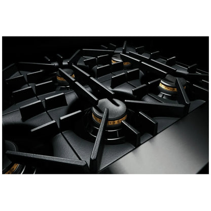 JennAir Rise JGCP436HL Ga Cooktop, 36 inch Exterior Width, 6 Burners, 20,000 BTU Highest Burner, Stainless Steel colour