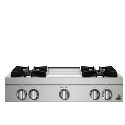 JennAir Rise JGCP536HL 36" Gas Cooktop 20K BTU