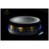 JennAir Rise JGCP536HL Gas Cooktop, 36 inch Exterior Width, 5 Burners, 20,000 BTU Highest Burner, Stainless Steel colour