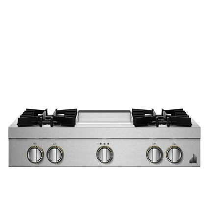 JennAir Rise JGCP536HL 36" Gas Cooktop 20K BTU