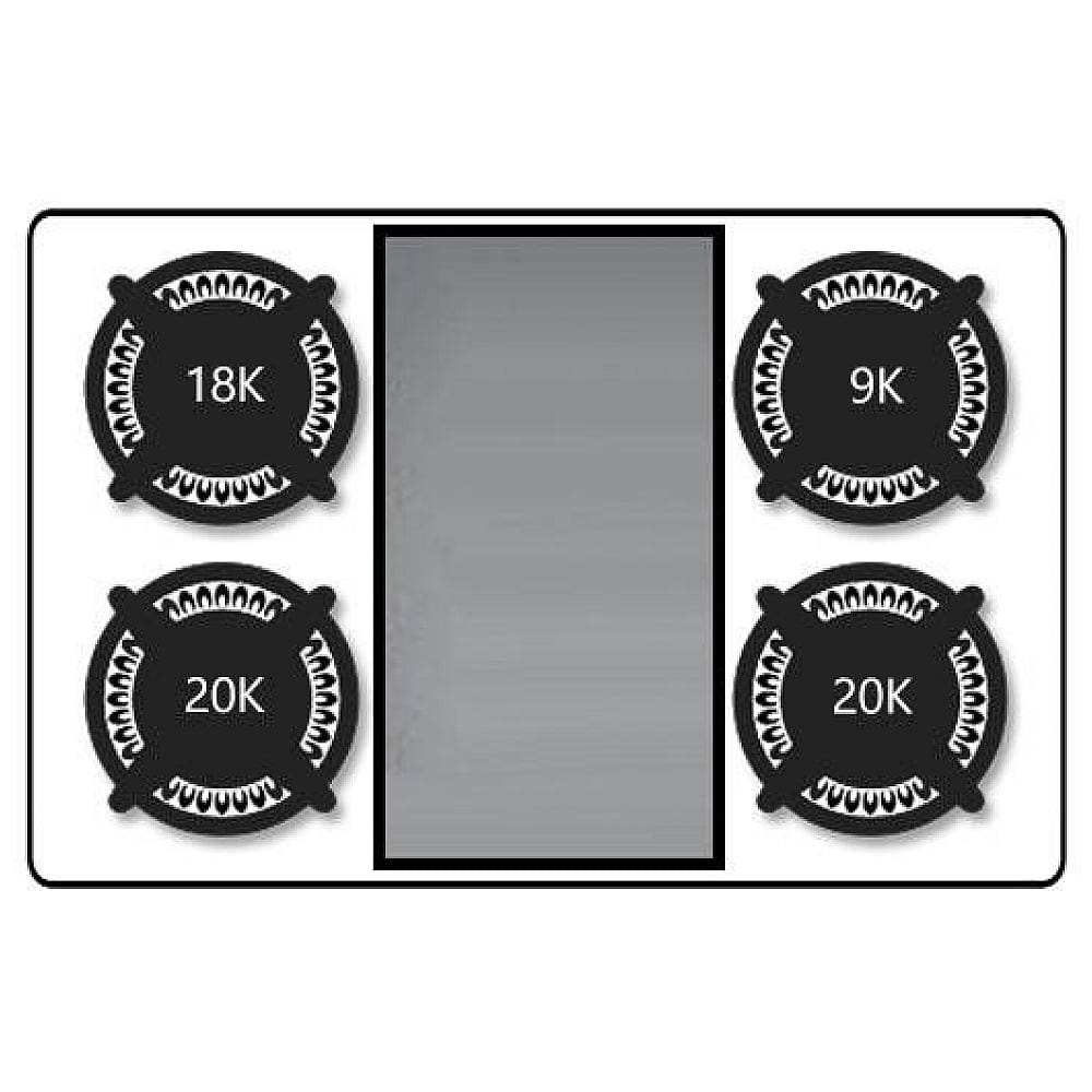 JennAir Rise JGCP536HL 36" Gas Cooktop 20K BTU