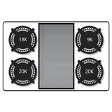 JennAir Rise JGCP536HL Gas Cooktop, 36 inch Exterior Width, 5 Burners, 20,000 BTU Highest Burner, Stainless Steel colour