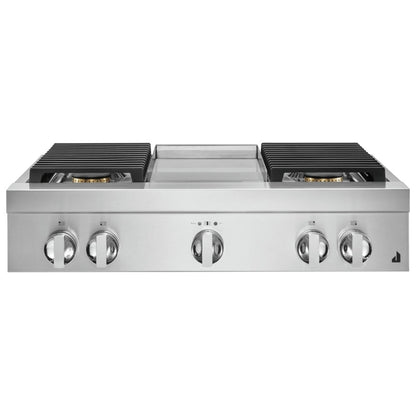 JennAir Noir JGCP536HM 36" Gas Cooktop 20K BTU