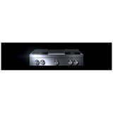 JennAir Noir JGCP536HM Gas Cooktop, 36 inch Exterior Width, 5 Burners, 20,000 BTU Highest Burner, Stainless Steel colour