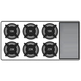 JennAir Rise JGCP548HL Gas Cooktop, 48 inch Exterior Width, 6 Burners, 20,000 BTU Highest Burner, Stainless Steel colour
