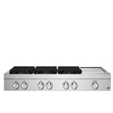 JennAir Noir JGCP548HM 48" Gas Cooktop 20K BTU angle view