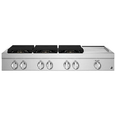 JennAir Noir JGCP548HM 48" Gas Cooktop 20K BTU front view