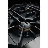 JennAir Noir JGCP636HM Gas Cooktop, 36 inch Exterior Width, 5 Burners, 20,000 BTU Highest Burner, Stainless Steel colour