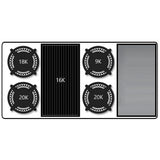JennAir Rise JGCP748HL Gas Cooktop, 48 inch Exterior Width, 6 Burners, 20,000 BTU Highest Burner, Stainless Steel colour