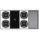 JennAir Noir JGCP748HM Gas Cooktop, 48 inch Exterior Width, 6 Burners, 20,000 BTU Highest Burner, Stainless Steel colour