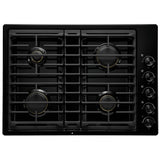 JennAir JGD3430GB Gas Cooktop, 30 inch Exterior Width, 4 Burners, Downdraft, 17,000 BTU Highest Burner, Black colour