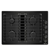 JennAir JGD3430GB Gas Cooktop, 30 inch Exterior Width, 4 Burners, Downdraft, 17,000 BTU Highest Burner, Black colour