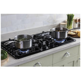 GE JGP3036DLBB Gas Cooktop, 36 inch Exterior Width, 5 Burners, 15,000 BTU Highest Burner, Black colour