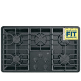 GE JGP3036DLBB Gas Cooktop, 36 inch Exterior Width, 5 Burners, 15,000 BTU Highest Burner, Black colour