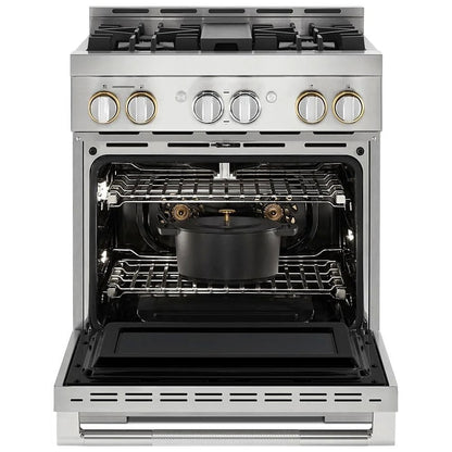 JennAir Rise JGRP430HL Gas Range, 4.1 cu. ft. Capacity, 30 inch Exterior Width, Self Clean, True Convection, 4 Burners