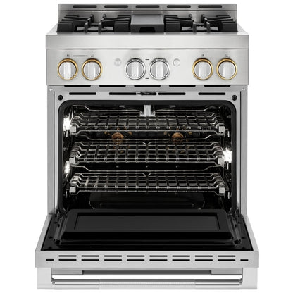 JennAir Rise JGRP430HL Gas Range, 4.1 cu. ft. Capacity, 30 inch Exterior Width, Self Clean, True Convection, 4 Burners