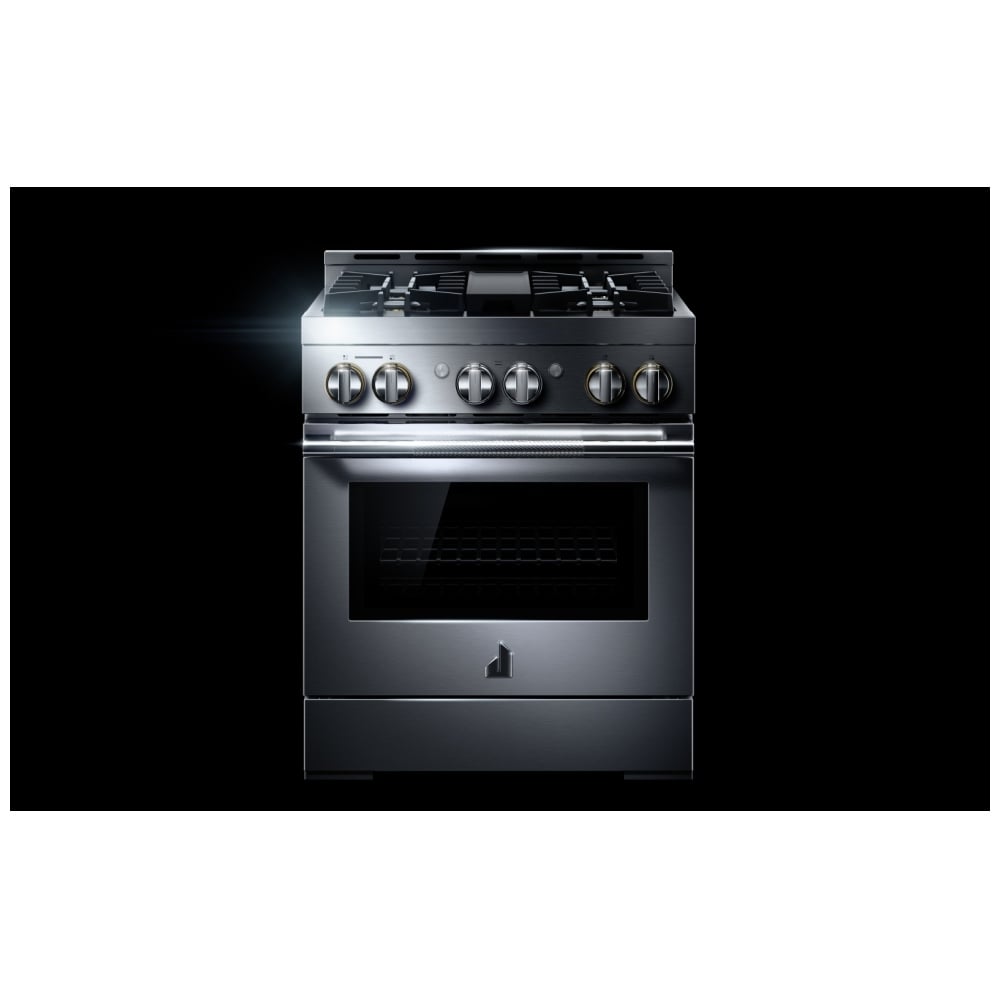 JennAir Rise JGRP430HL Gas Range, 4.1 cu. ft. Capacity, 30 inch Exterior Width, Self Clean, True Convection, 4 Burners