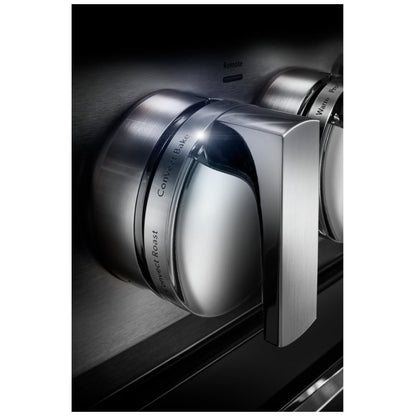 JennAir Noir JGRP430HM Gas Range, 4.1 cu. ft. Capacity, 30 inch Exterior Width, Self Clean, True Convection, 4 Burners