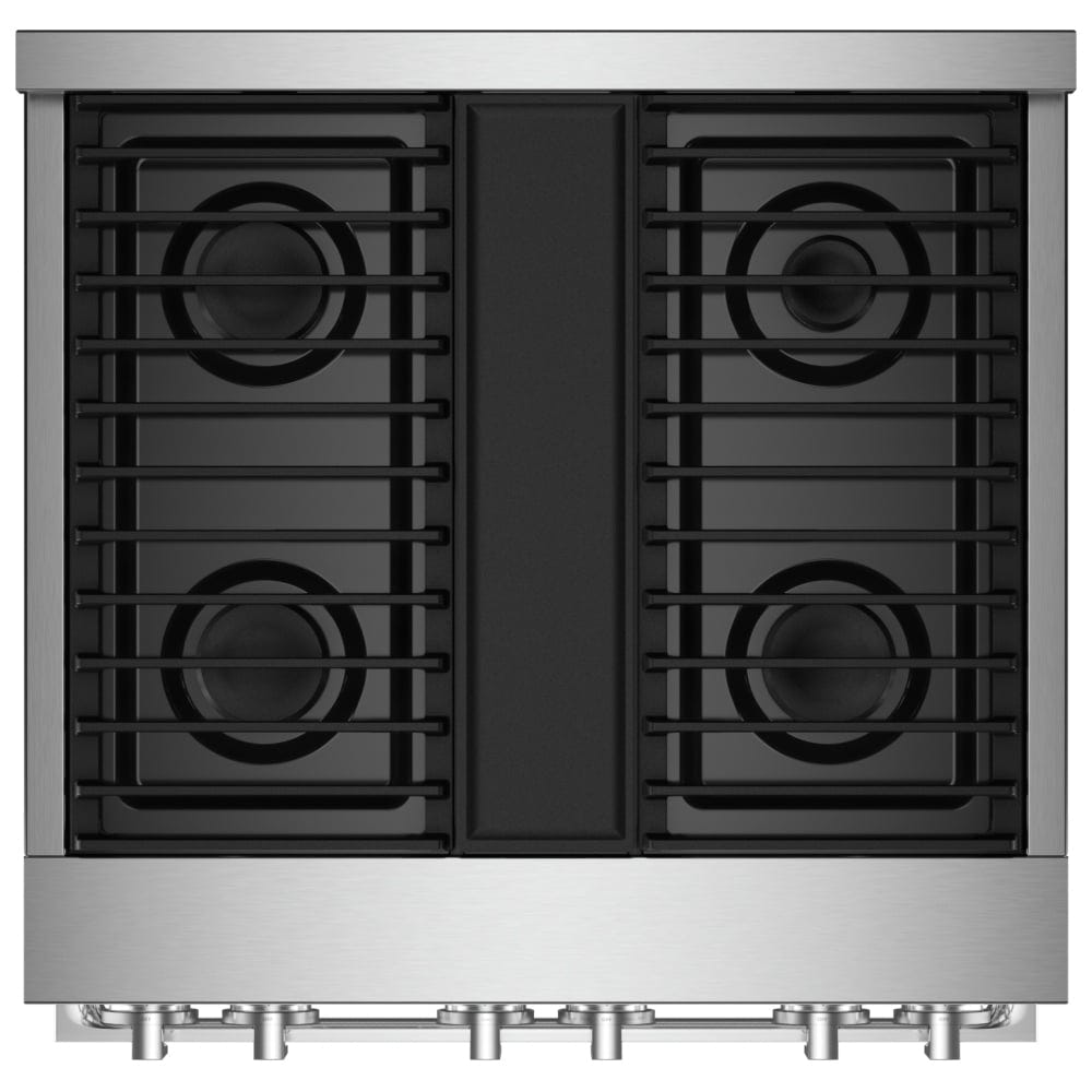 JennAir Noir JGRP430HM Gas Range, 4.1 cu. ft. Capacity, 30 inch Exterior Width, Self Clean, True Convection, 4 Burners