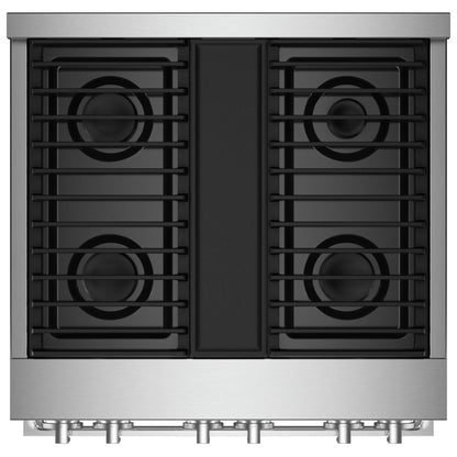 JennAir Noir JGRP430HM Gas Range, 4.1 cu. ft. Capacity, 30 inch Exterior Width, Self Clean, True Convection, 4 Burners