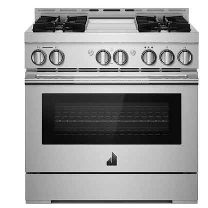 JennAir Rise JGRP536HL Gas Range, 5.1 cu. ft. Capacity, 36 inch Exterior Width