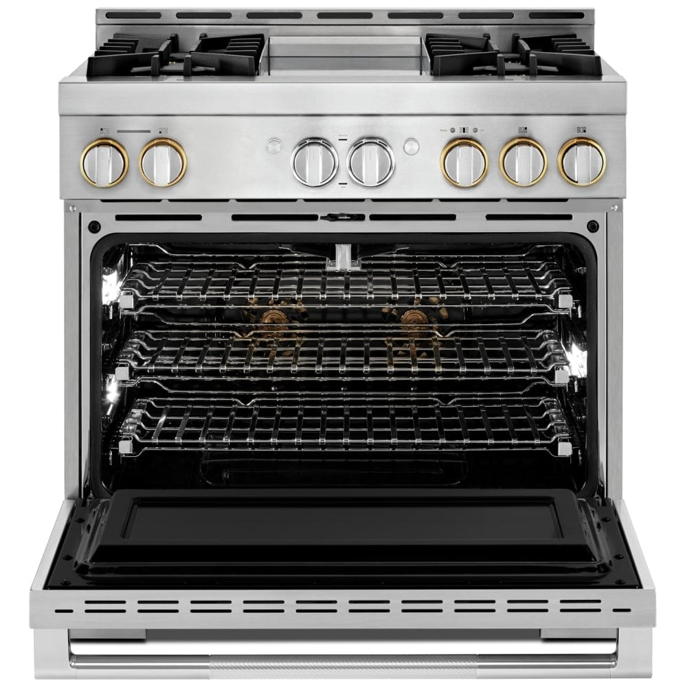 JennAir Rise JGRP536HL Gas Range, 5.1 cu. ft. Capacity, 36 inch Exterior Width