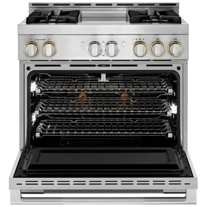 JennAir Rise JGRP536HL Gas Range, 5.1 cu. ft. Capacity, 36 inch Exterior Width