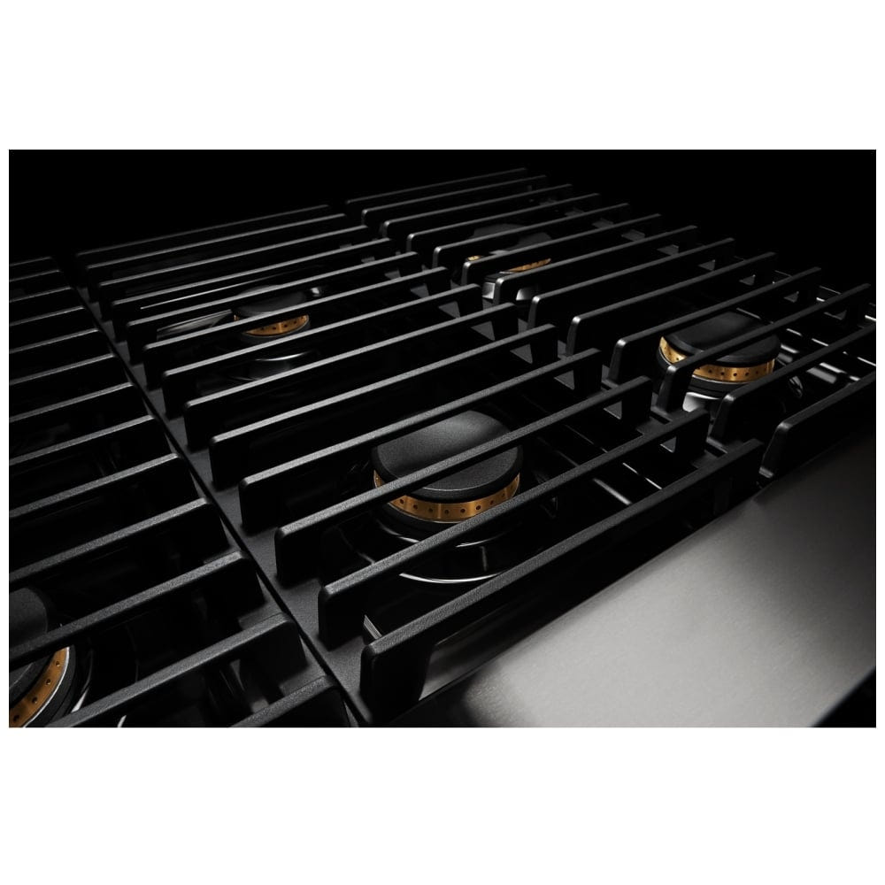 JennAir Noir JGRP536HM Gas Range, 5.1 cu. ft. Capacity, 36 inch Exterior Width, Self Clean, True Convection, 4 Burners, 20,000 BTU
