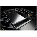 JennAir Noir JGRP536HM Gas Range, 5.1 cu. ft. Capacity, 36 inch Exterior Width, Self Clean, Dual Fan Convection, 4 Burners, 20,000 BTU Highest Burner, Stainless Steel colour