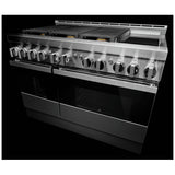 JennAir Noir JGRP548HM Gas Range, 6.3 cu. ft. Capacity, 48 inch Exterior Width, Self Clean, Dual Fan Convection, 6 Burners, 20,000 BTU Highest Burner, Double Oven, Stainless Steel colour