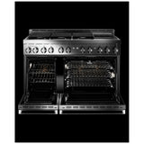 JennAir Noir JGRP548HM Gas Range, 6.3 cu. ft. Capacity, 48 inch Exterior Width, Self Clean, Dual Fan Convection, 6 Burners, 20,000 BTU Highest Burner, Double Oven, Stainless Steel colour