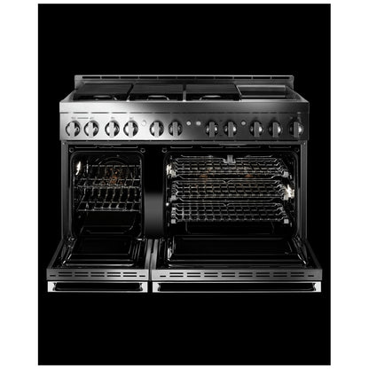 JennAir Noir JGRP548HM Gas Range, 6.3 cu. ft. Capacity, 48 inch Exterior Width, Self Clean, True Convection, 6 Burners, 20,000 BTU