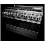 JennAir Noir JGRP548HM Gas Range, 6.3 cu. ft. Capacity, 48 inch Exterior Width, Self Clean, Dual Fan Convection, 6 Burners, 20,000 BTU Highest Burner, Double Oven, Stainless Steel colour