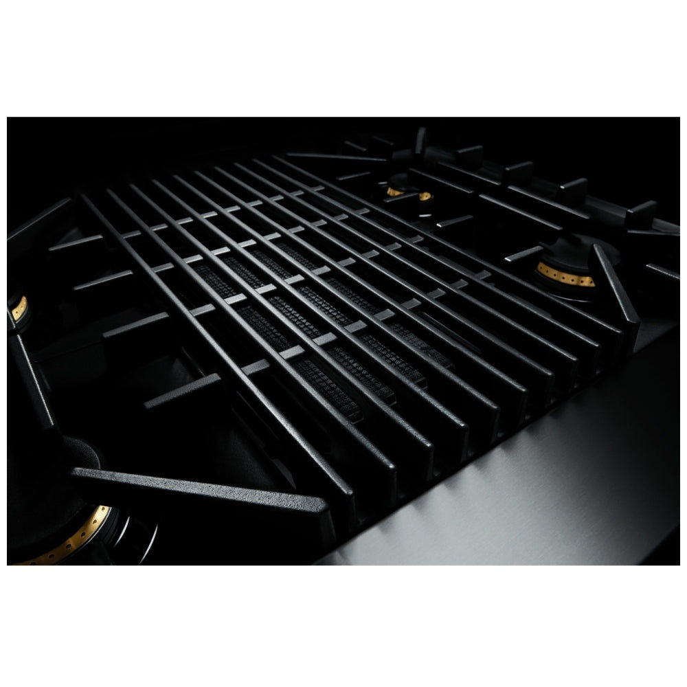 JennAir Noir JGRP636HM Gas Range | 5.1 cu. ft. Capacity, 36 inch Exterior Width, Self Clean, True Convection