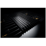 JennAir Noir JGRP636HM Gas Range, 5.1 cu. ft. Capacity, 36 inch Exterior Width, Self Clean, Dual Fan Convection, 4 Burners, 20,000 BTU Highest Burner, Stainless Steel colour