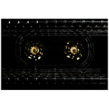 JennAir Noir JGRP636HM Gas Range, 5.1 cu. ft. Capacity, 36 inch Exterior Width, Self Clean, Dual Fan Convection, 4 Burners, 20,000 BTU Highest Burner, Stainless Steel colour