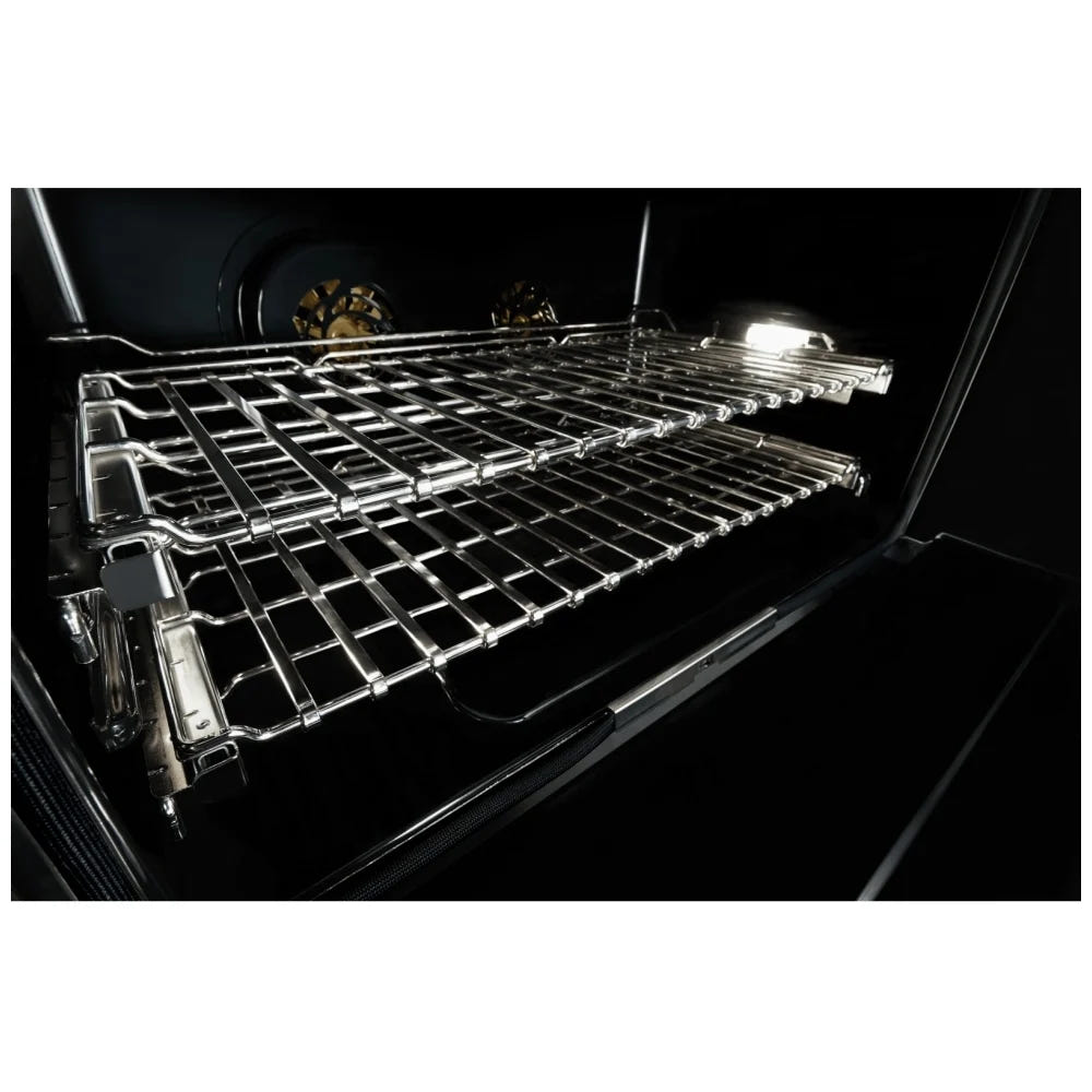 JennAir Rise JGRP648HL Gas Range, 6.3 cu. ft. Capacity, 48 inch Exterior Width, Self Clean, True Convection, 6 Burners, 20,000 BTU