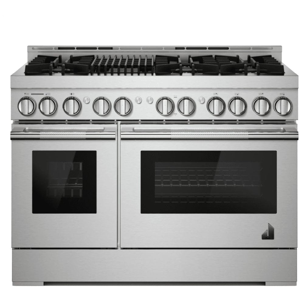 JennAir Rise JGRP648HL Gas Range, 6.3 cu. ft. Capacity, 48 inch Exterior Width, Self Clean, True Convection, 6 Burners, 20,000 BTU