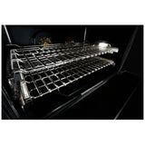 JennAir Rise JGRP648HL Gas Range, 6.3 cu. ft. Capacity, 48 inch Exterior Width, Self Clean, Dual Fan Convection, 6 Burners, 20,000 BTU Highest Burner, Double Oven, Stainless Steel colour