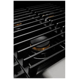 JennAir Noir JGRP648HM Gas Range, 6.3 cu. ft. Capacity, 48 inch Exterior Width, Self Clean, True Convection, 6 Burners, 20,000 BTU Highest Burner, Double Oven, Stainless Steel colour