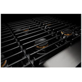 JennAir Noir JGRP648HM Gas Range, 6.3 cu. ft. Capacity, 48 inch Exterior Width, Self Clean, True Convection, 6 Burners, 20,000 BTU Highest Burner, Double Oven, Stainless Steel colour
