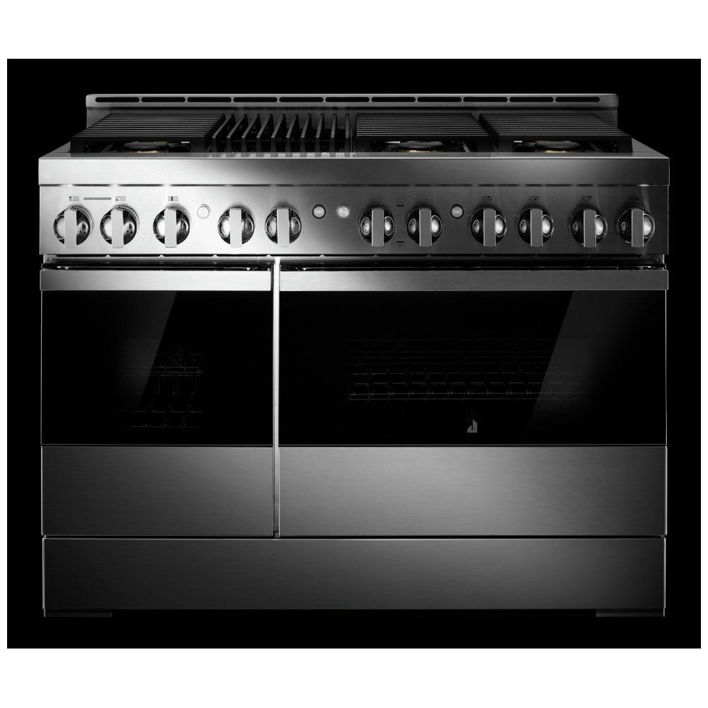 JennAir Noir JGRP648HM Gas Range, 6.3 cu. ft. Capacity, 48 inch Exterior Width, Self Clean, True Convection, 6 Burners, 20,000 BTU