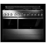 JennAir Noir JGRP648HM Gas Range, 6.3 cu. ft. Capacity, 48 inch Exterior Width, Self Clean, True Convection, 6 Burners, 20,000 BTU Highest Burner, Double Oven, Stainless Steel colour